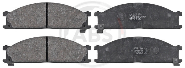 A.B.S. Bremsbelagsatz, Scheibenbremse