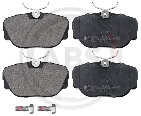 A.B.S. Bremsbelagsatz, Scheibenbremse