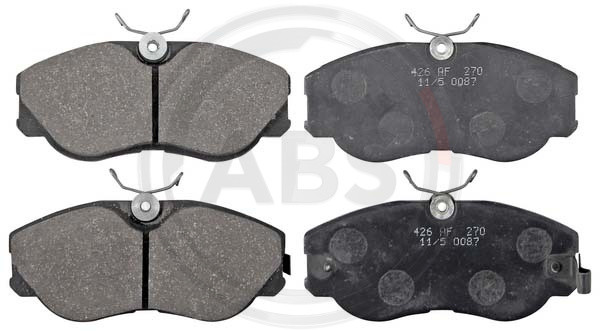 A.B.S. Bremsbelagsatz, Scheibenbremse