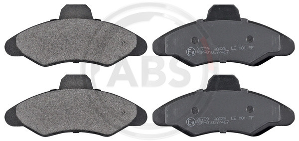 A.B.S. Bremsbelagsatz, Scheibenbremse