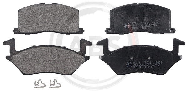 A.B.S. Bremsbelagsatz, Scheibenbremse