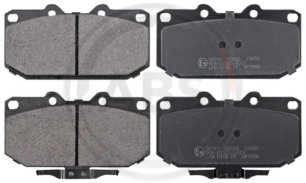 A.B.S. Bremsbelagsatz, Scheibenbremse