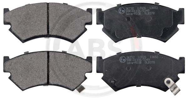 A.B.S. Bremsbelagsatz, Scheibenbremse