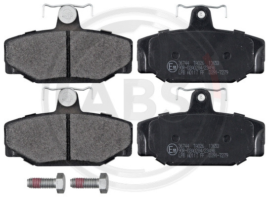 A.B.S. Bremsbelagsatz, Scheibenbremse