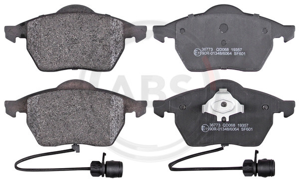 A.B.S. Bremsbelagsatz, Scheibenbremse