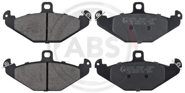 A.B.S. Bremsbelagsatz, Scheibenbremse