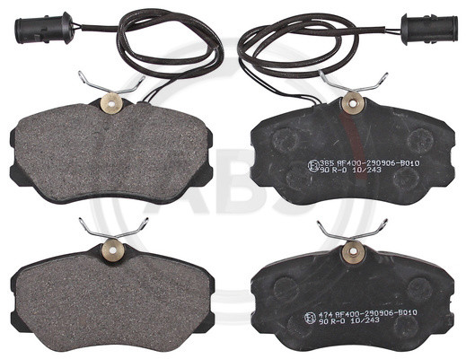 A.B.S. Bremsbelagsatz, Scheibenbremse