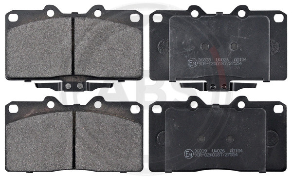 A.B.S. Bremsbelagsatz, Scheibenbremse