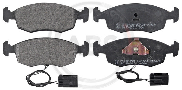 A.B.S. Bremsbelagsatz, Scheibenbremse