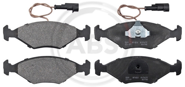 A.B.S. Bremsbelagsatz, Scheibenbremse