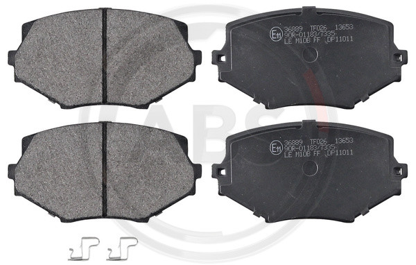 A.B.S. Bremsbelagsatz, Scheibenbremse