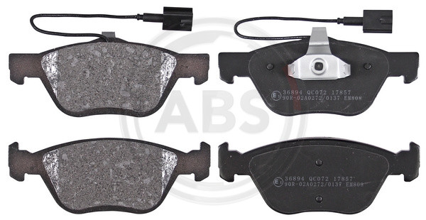 A.B.S. Bremsbelagsatz, Scheibenbremse