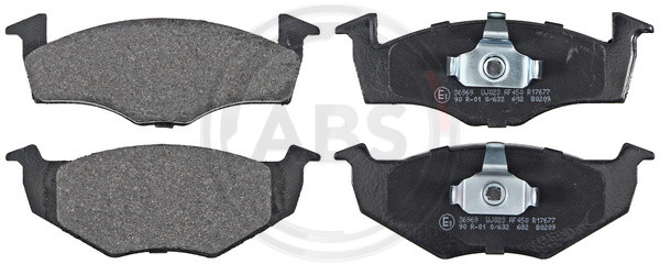 A.B.S. Bremsbelagsatz, Scheibenbremse