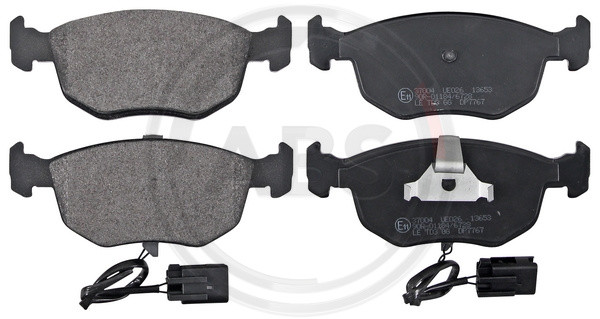 A.B.S. Bremsbelagsatz, Scheibenbremse