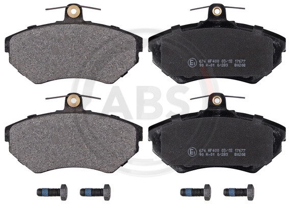 A.B.S. Bremsbelagsatz, Scheibenbremse