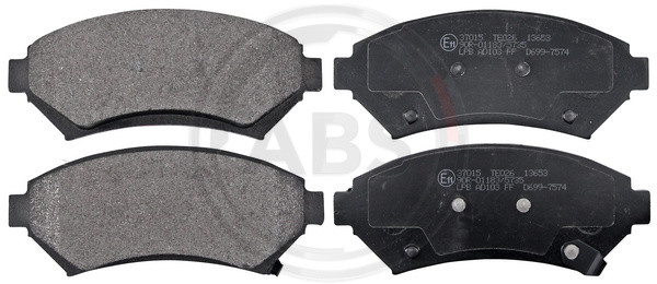 A.B.S. Bremsbelagsatz, Scheibenbremse