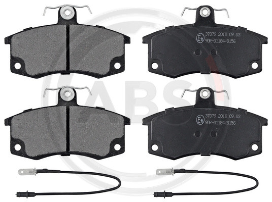 A.B.S. Bremsbelagsatz, Scheibenbremse