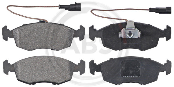 A.B.S. Bremsbelagsatz, Scheibenbremse