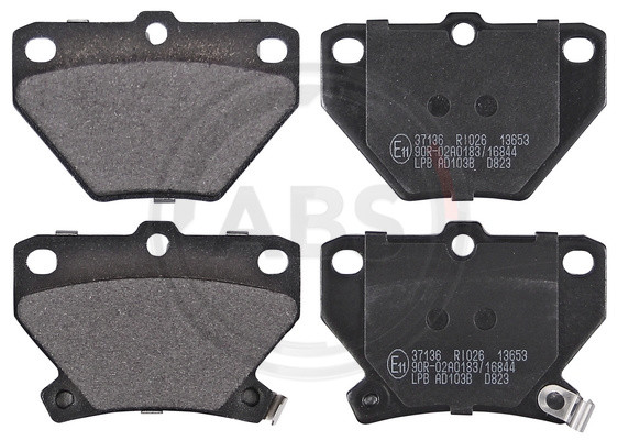 A.B.S. Bremsbelagsatz, Scheibenbremse