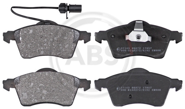 A.B.S. Bremsbelagsatz, Scheibenbremse