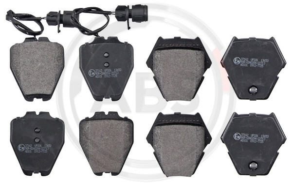 A.B.S. Bremsbelagsatz, Scheibenbremse