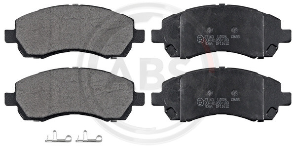 A.B.S. Bremsbelagsatz, Scheibenbremse