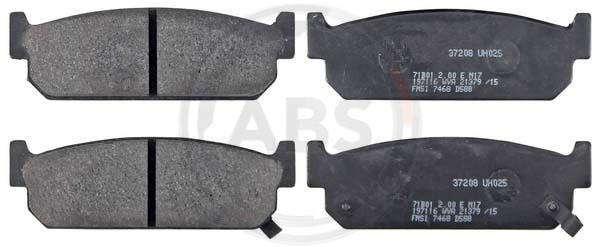 A.B.S. Bremsbelagsatz, Scheibenbremse