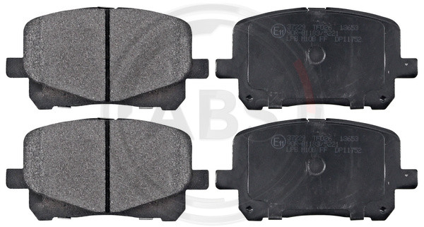 A.B.S. Bremsbelagsatz, Scheibenbremse