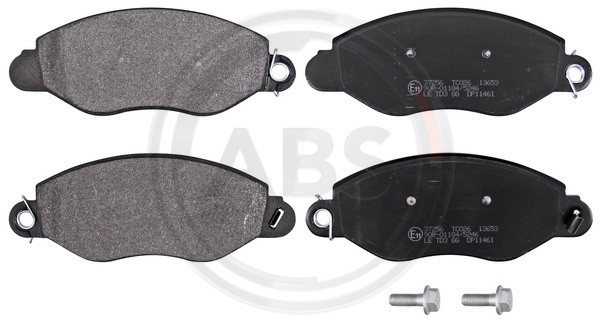 A.B.S. Bremsbelagsatz, Scheibenbremse