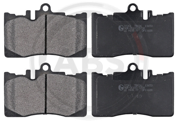 A.B.S. Bremsbelagsatz, Scheibenbremse