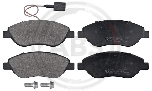 A.B.S. Bremsbelagsatz, Scheibenbremse