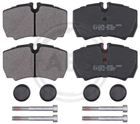 A.B.S. Bremsbelagsatz, Scheibenbremse