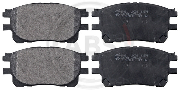 A.B.S. Bremsbelagsatz, Scheibenbremse