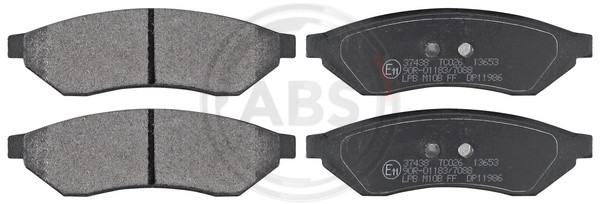A.B.S. Bremsbelagsatz, Scheibenbremse