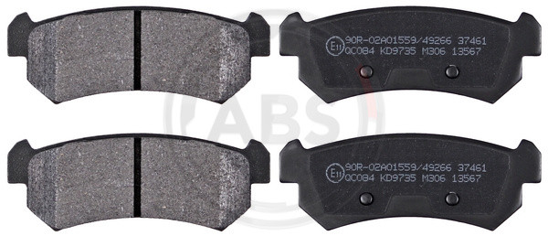 A.B.S. Bremsbelagsatz, Scheibenbremse