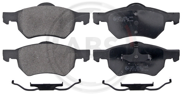 A.B.S. Bremsbelagsatz, Scheibenbremse