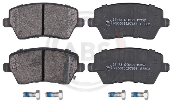 A.B.S. Bremsbelagsatz, Scheibenbremse