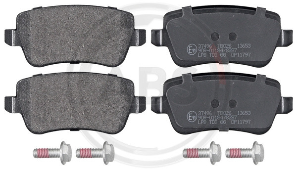 A.B.S. Bremsbelagsatz, Scheibenbremse