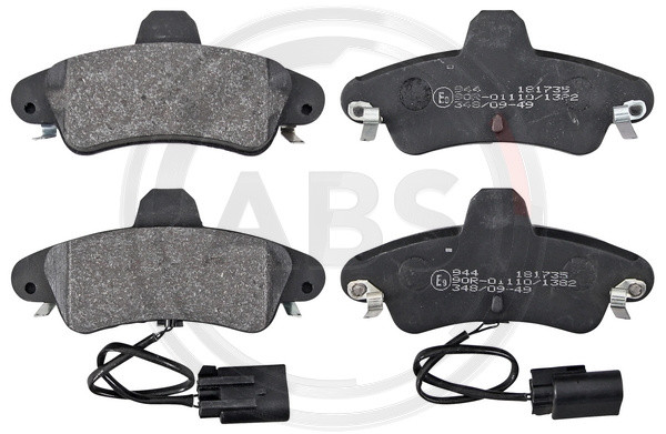 A.B.S. Bremsbelagsatz, Scheibenbremse