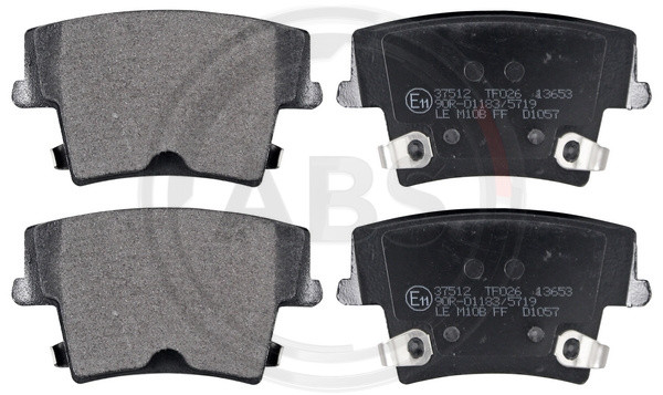 A.B.S. Bremsbelagsatz, Scheibenbremse