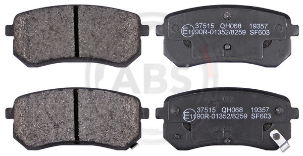 A.B.S. Bremsbelagsatz, Scheibenbremse