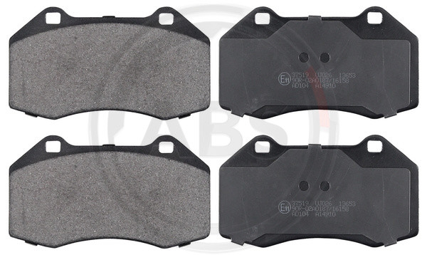 A.B.S. Bremsbelagsatz, Scheibenbremse