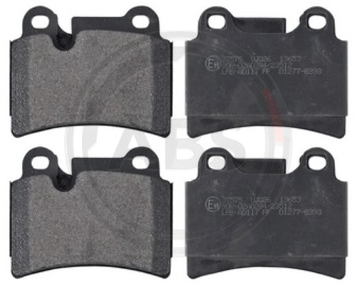 A.B.S. Bremsbelagsatz, Scheibenbremse