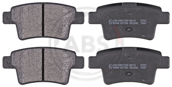 A.B.S. Bremsbelagsatz, Scheibenbremse