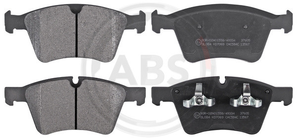 A.B.S. Bremsbelagsatz, Scheibenbremse