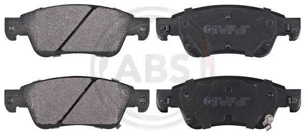 A.B.S. Bremsbelagsatz, Scheibenbremse