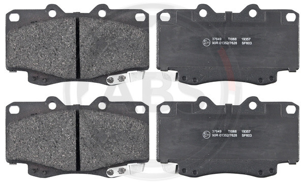 A.B.S. Bremsbelagsatz, Scheibenbremse