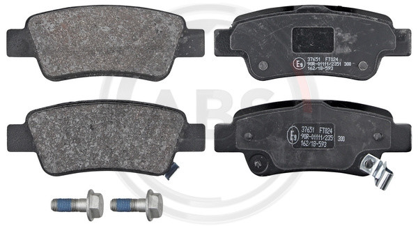 A.B.S. Bremsbelagsatz, Scheibenbremse