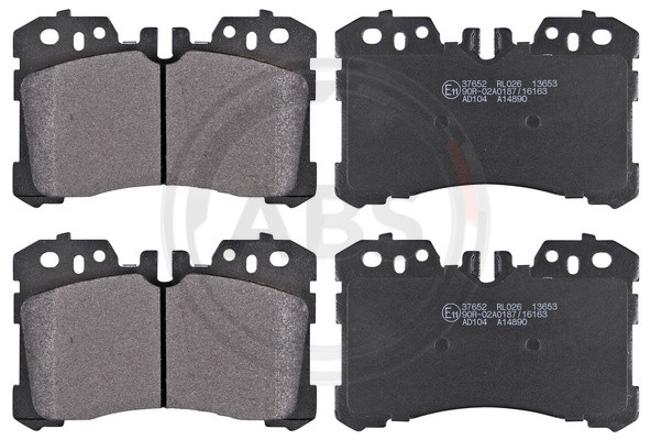 A.B.S. Bremsbelagsatz, Scheibenbremse