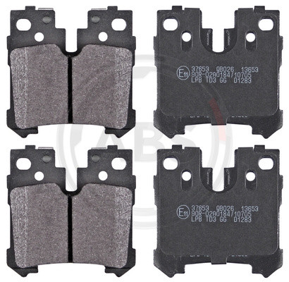 A.B.S. Bremsbelagsatz, Scheibenbremse